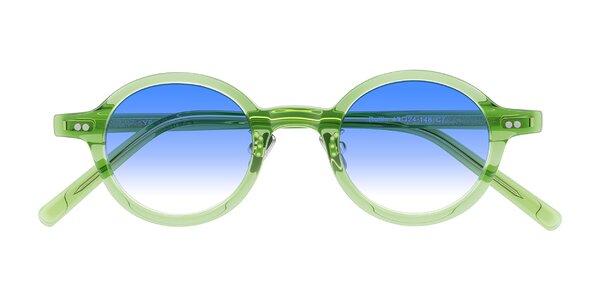 Front of Rollin in Transparent Green