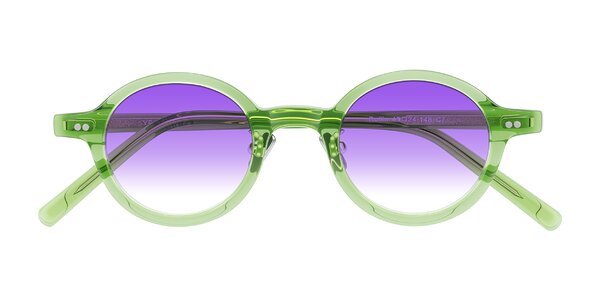 Front of Rollin in Transparent Green