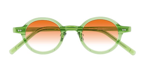 Front of Rollin in Transparent Green