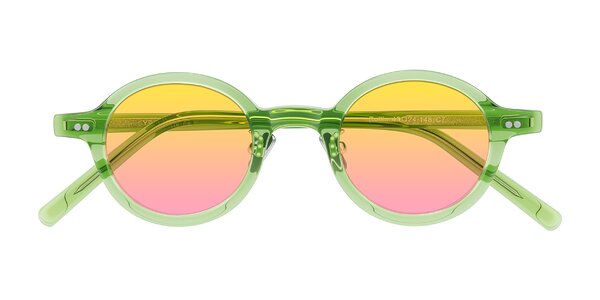 Front of Rollin in Transparent Green