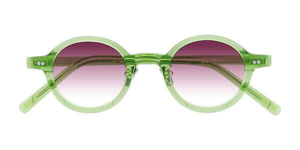 Front of Rollin in Transparent Green