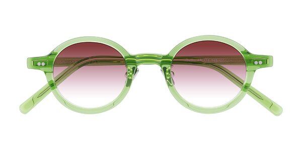 Front of Rollin in Transparent Green