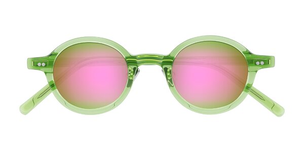 Front of Rollin in Transparent Green