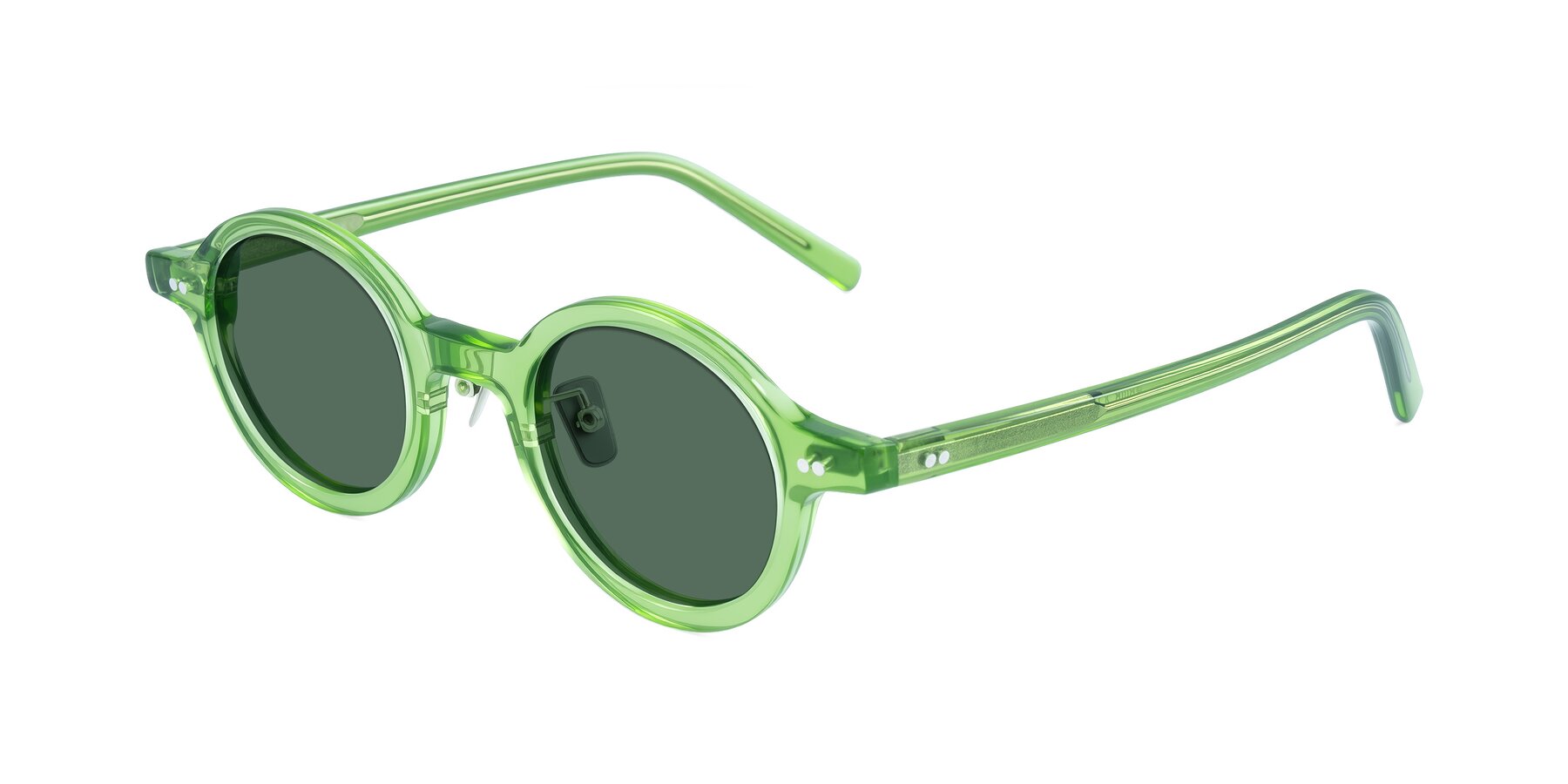 Angle of Rollin in Transparent Green with Green Polarized Lenses
