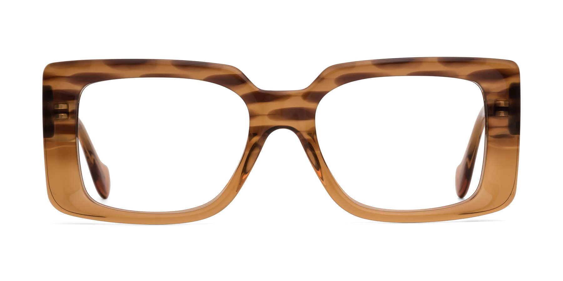 Bahia - Amber Striped Sunglasses Frame