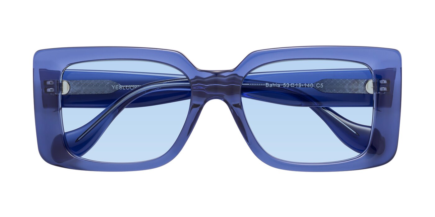 Bahia - Navy Blue Tinted Sunglasses