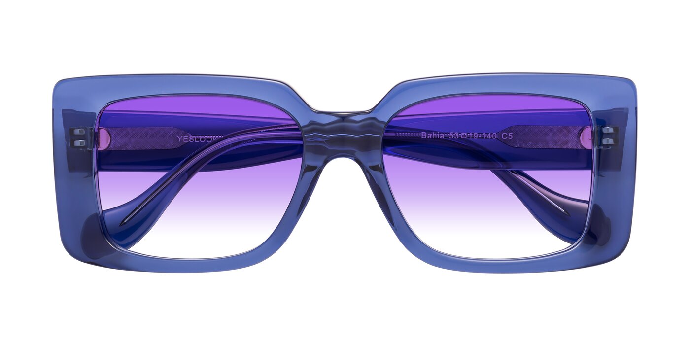 Bahia - Navy Blue Gradient Sunglasses