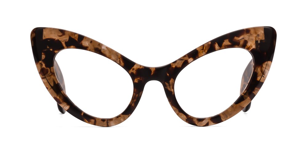 Khalid - Translucent Brown Tortoise Eyeglasses