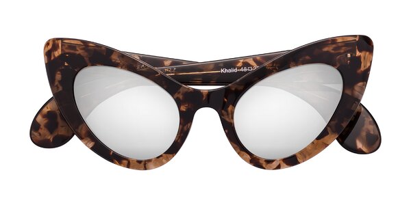 Front of Khalid in Translucent Brown Tortoise