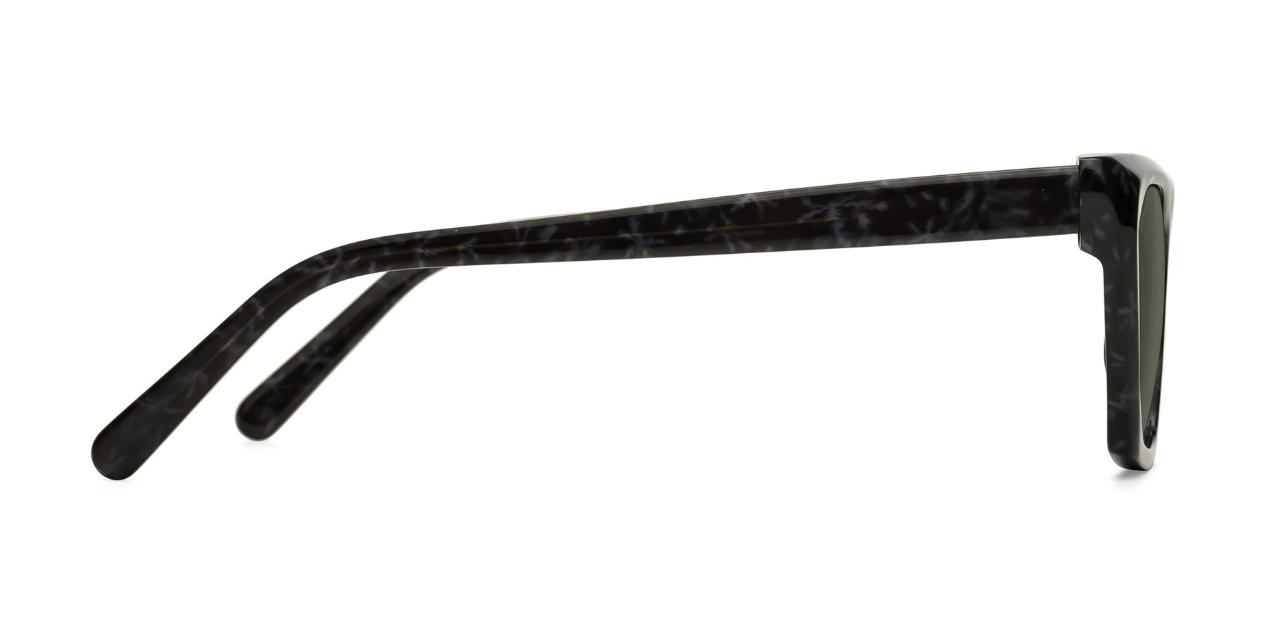 Side of Khoi in Dark Gray Snowflake with Gray Polarized Lenses