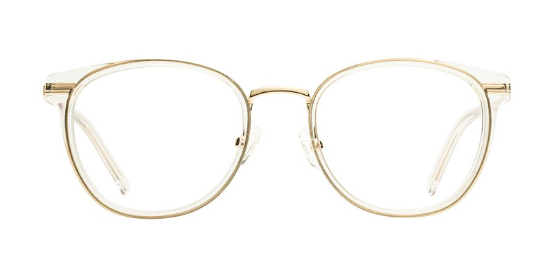 Callie - Clear / Gold Eyeglasses