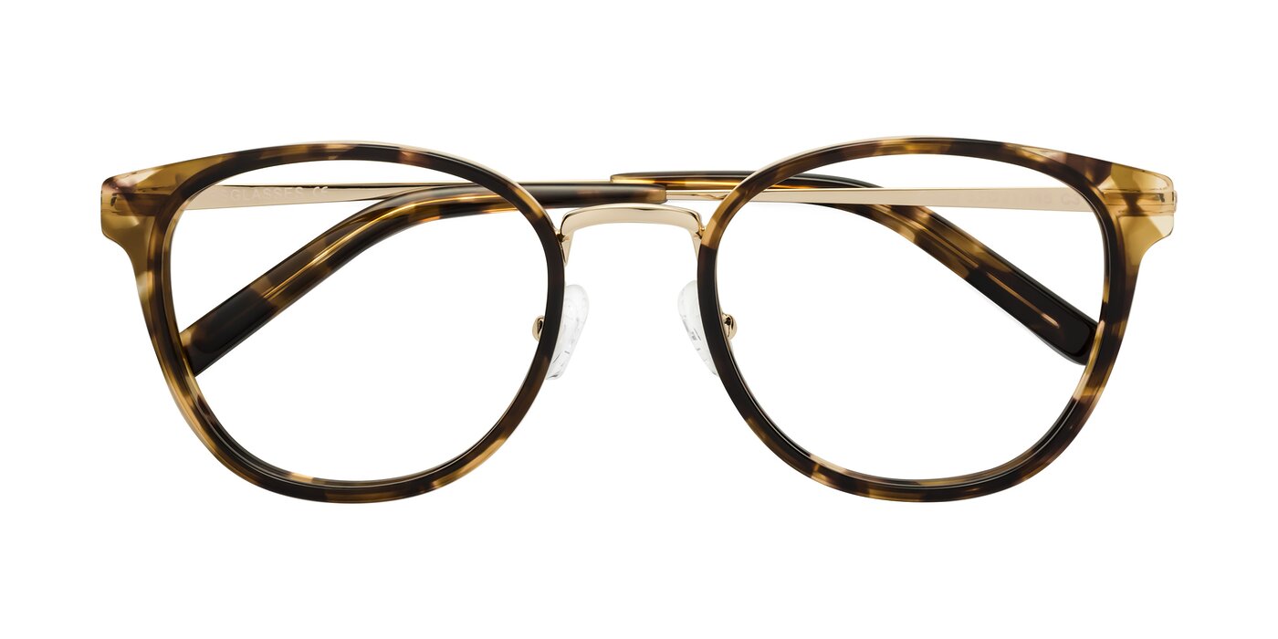 Callie - Tortoise / Gold Blue Light Glasses