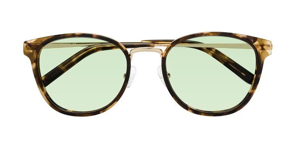 Front of Callie in Tortoise / Gold