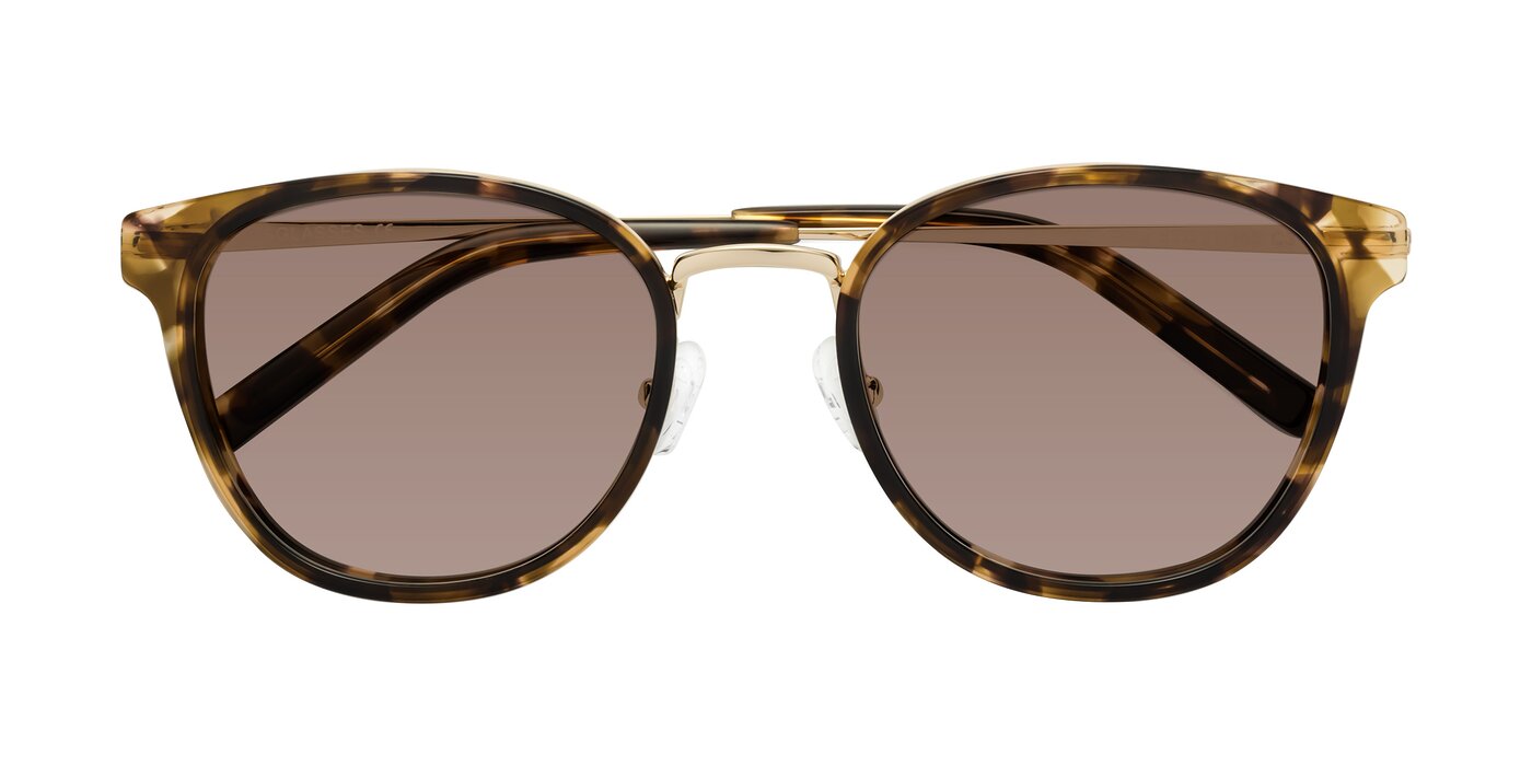 Callie - Tortoise/Gold Tinted Sunglasses