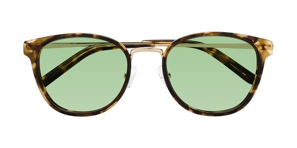 Front of Callie in Tortoise / Gold