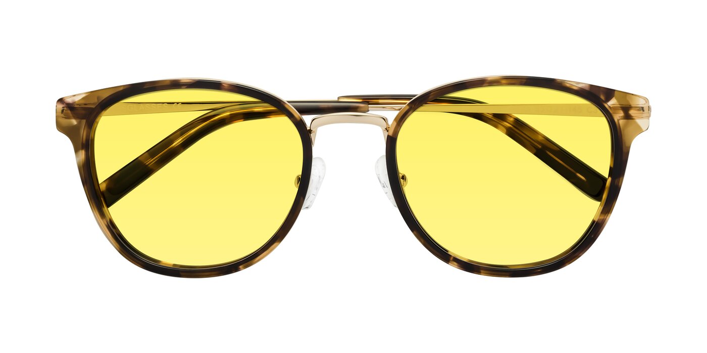 Callie - Tortoise/Gold Tinted Sunglasses