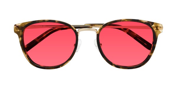 Front of Callie in Tortoise / Gold