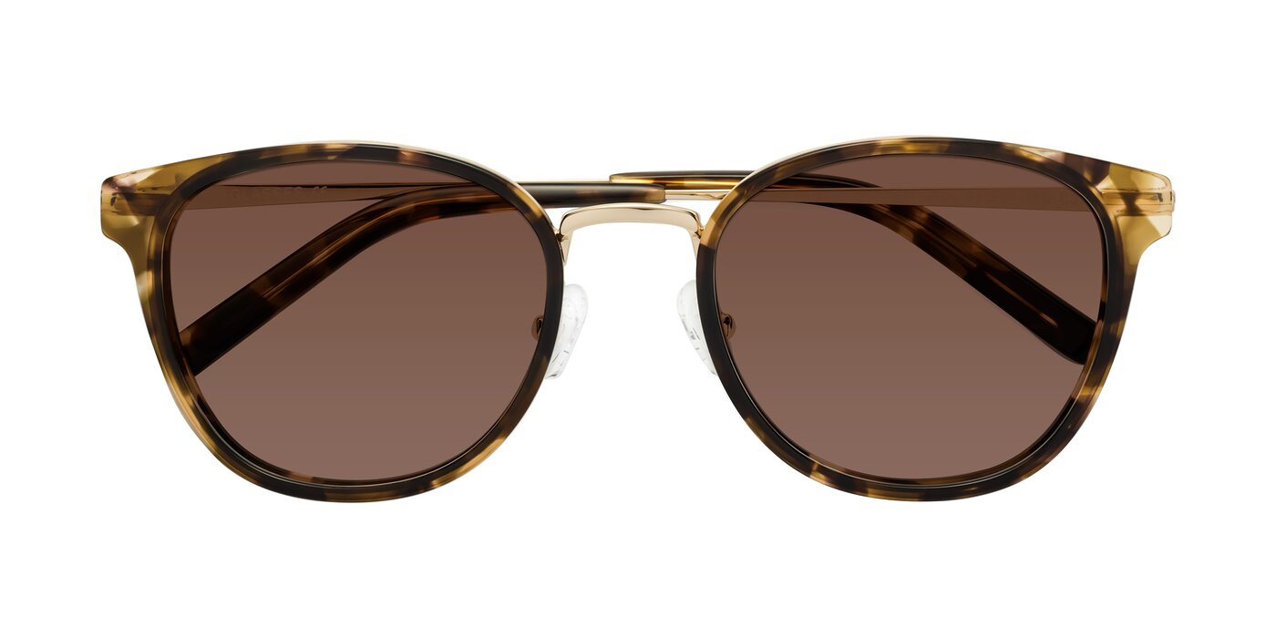 Callie - Tortoise / Gold Tinted Sunglasses