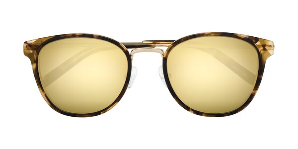 Front of Callie in Tortoise / Gold