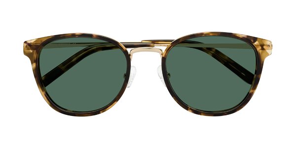 Front of Callie in Tortoise / Gold