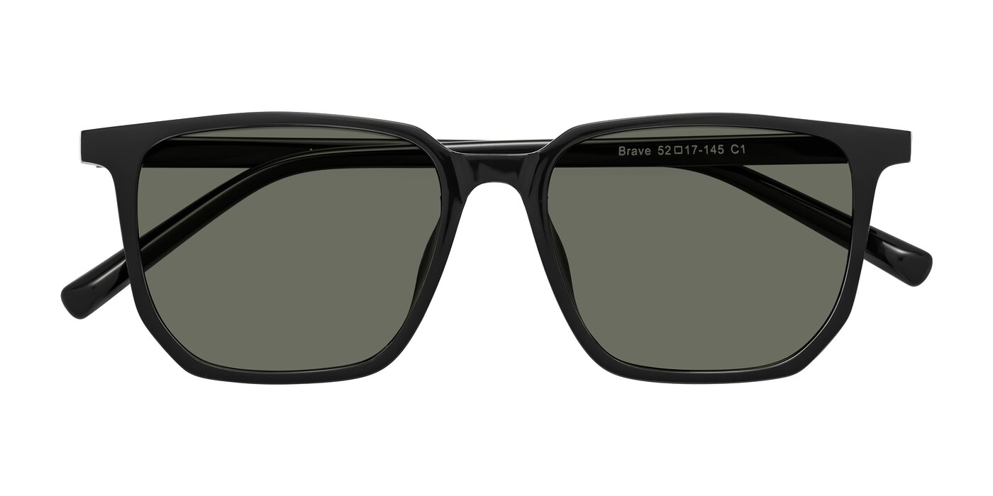 Brave - Black Polarized Sunglasses