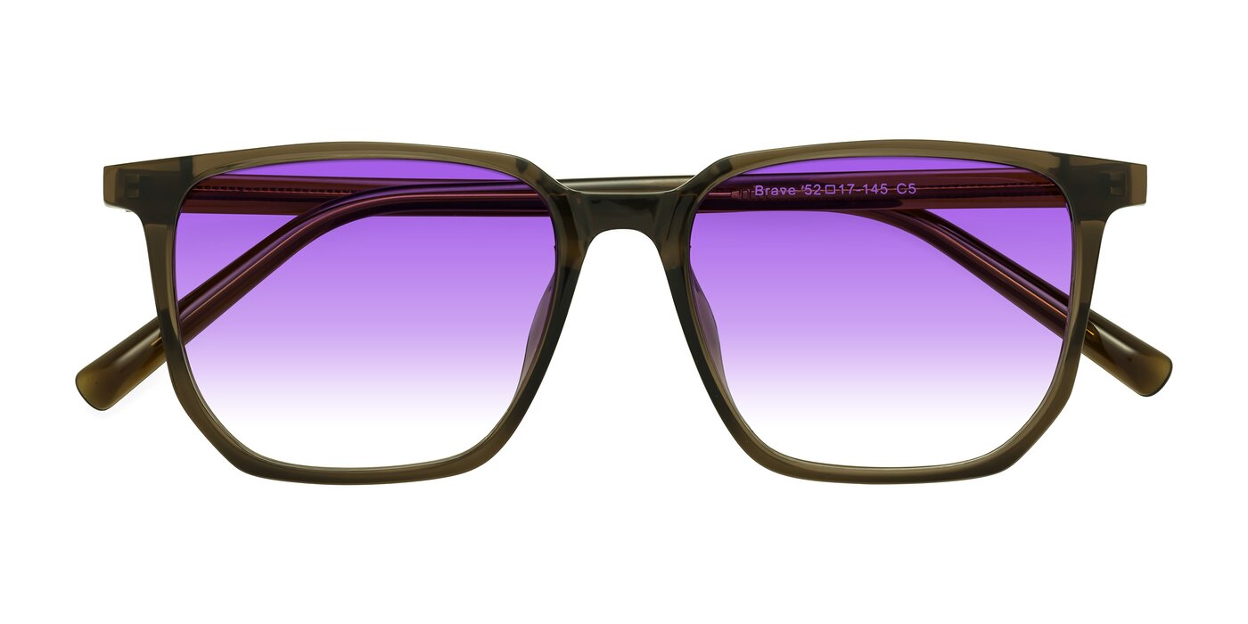 Brave - Coffee Gradient Sunglasses