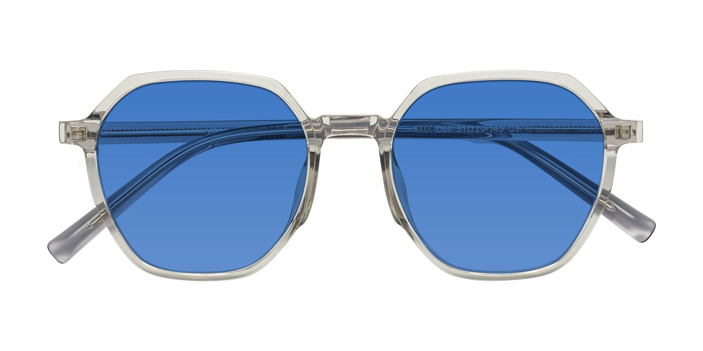 Doll - Translucent Gray Tinted Sunglasses