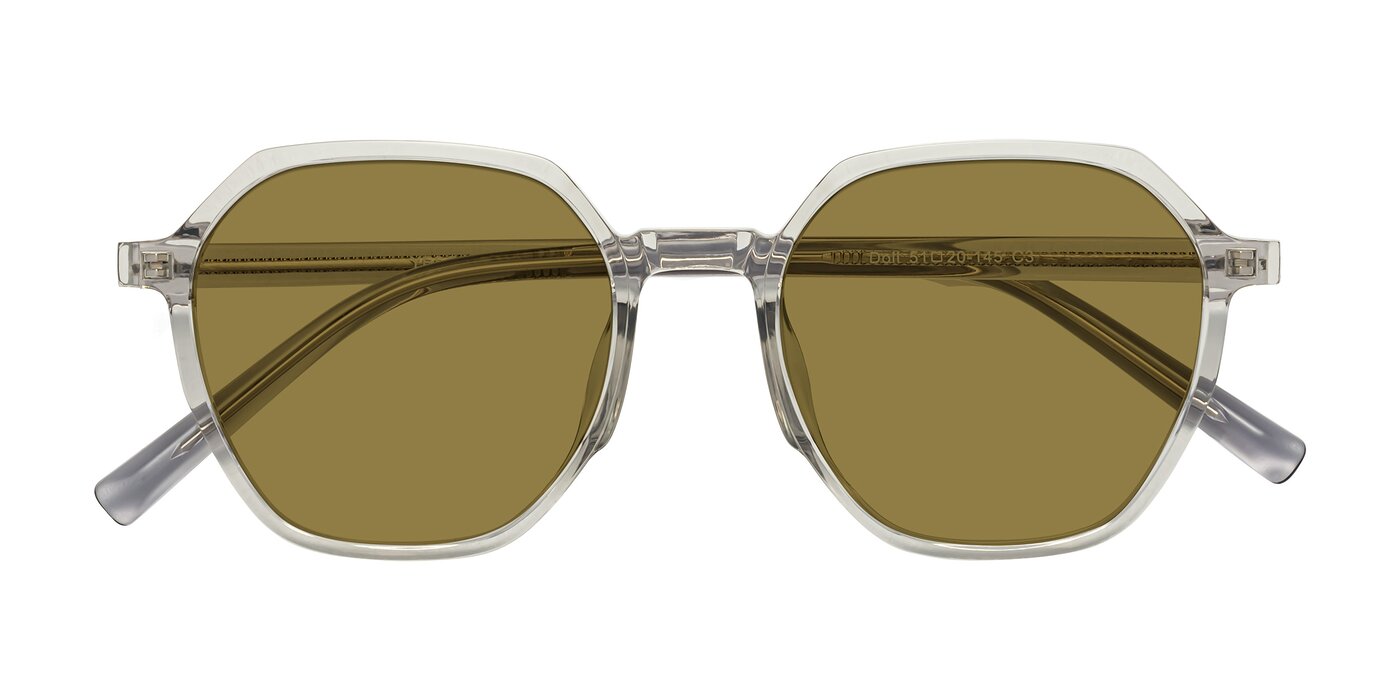 Doll - Translucent Gray Polarized Sunglasses