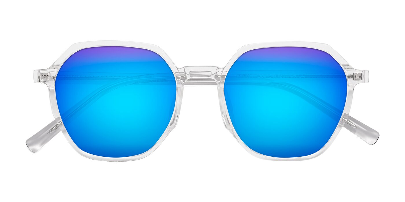 Doll - Clear Flash Mirrored Sunglasses