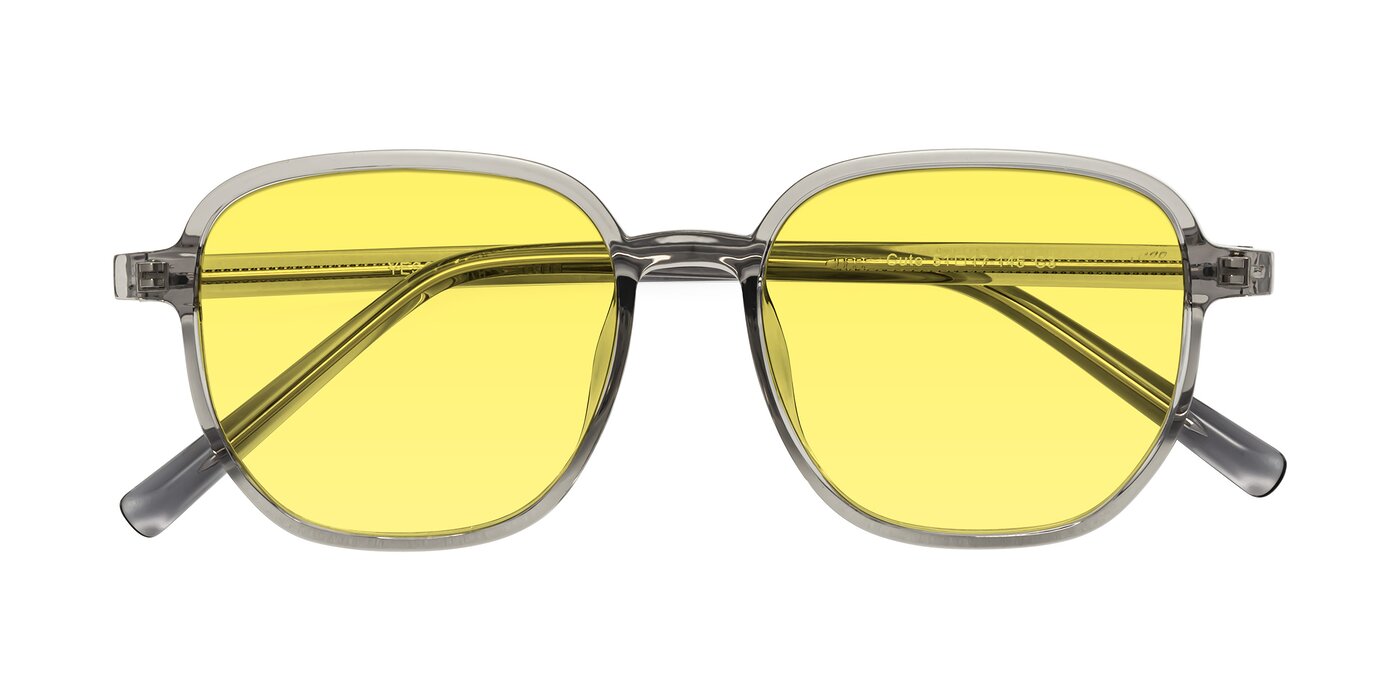 Cute - Translucent Gray Tinted Sunglasses