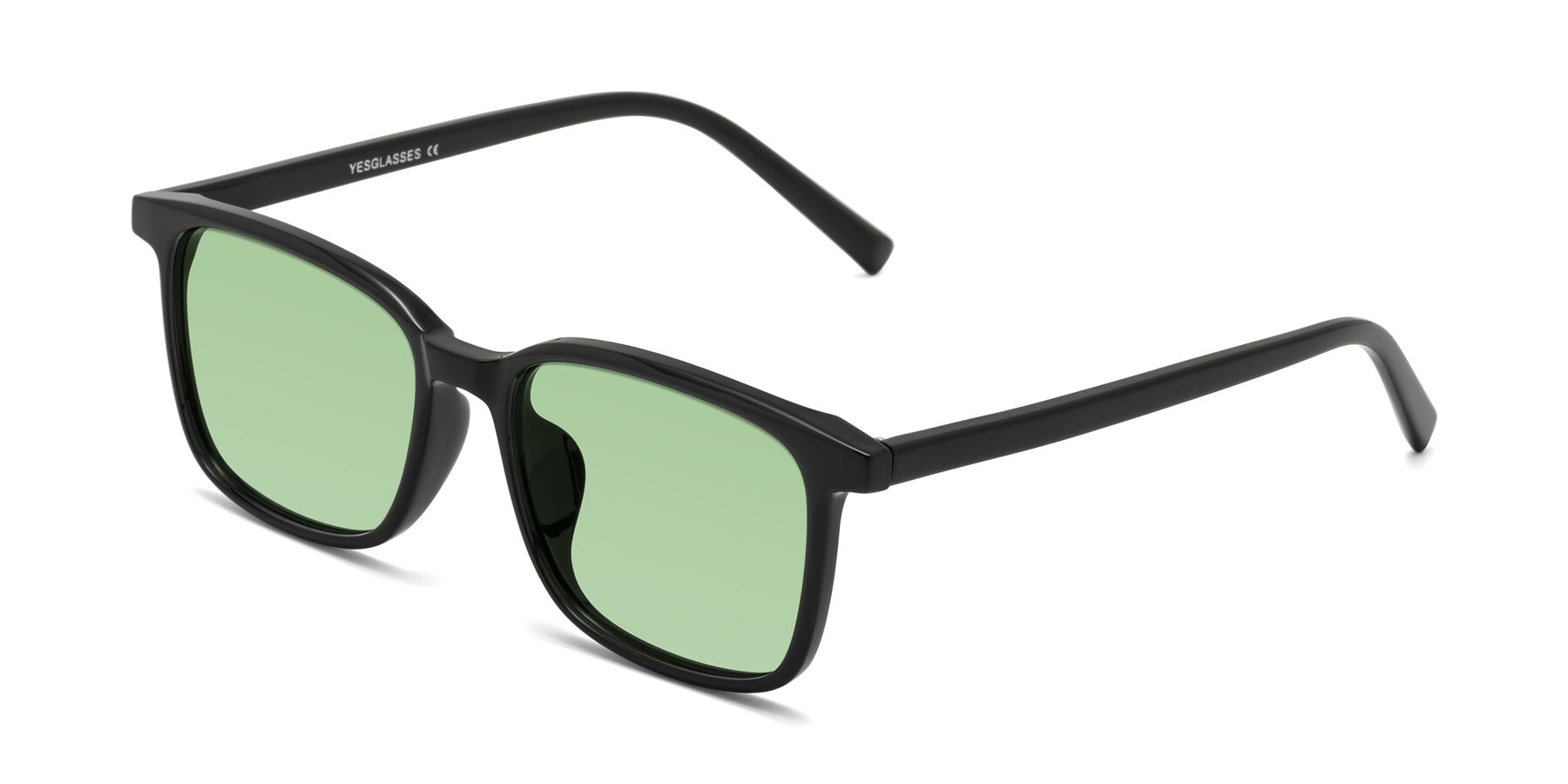 Angle of Planet in Black with Medium Green Tinted Lenses