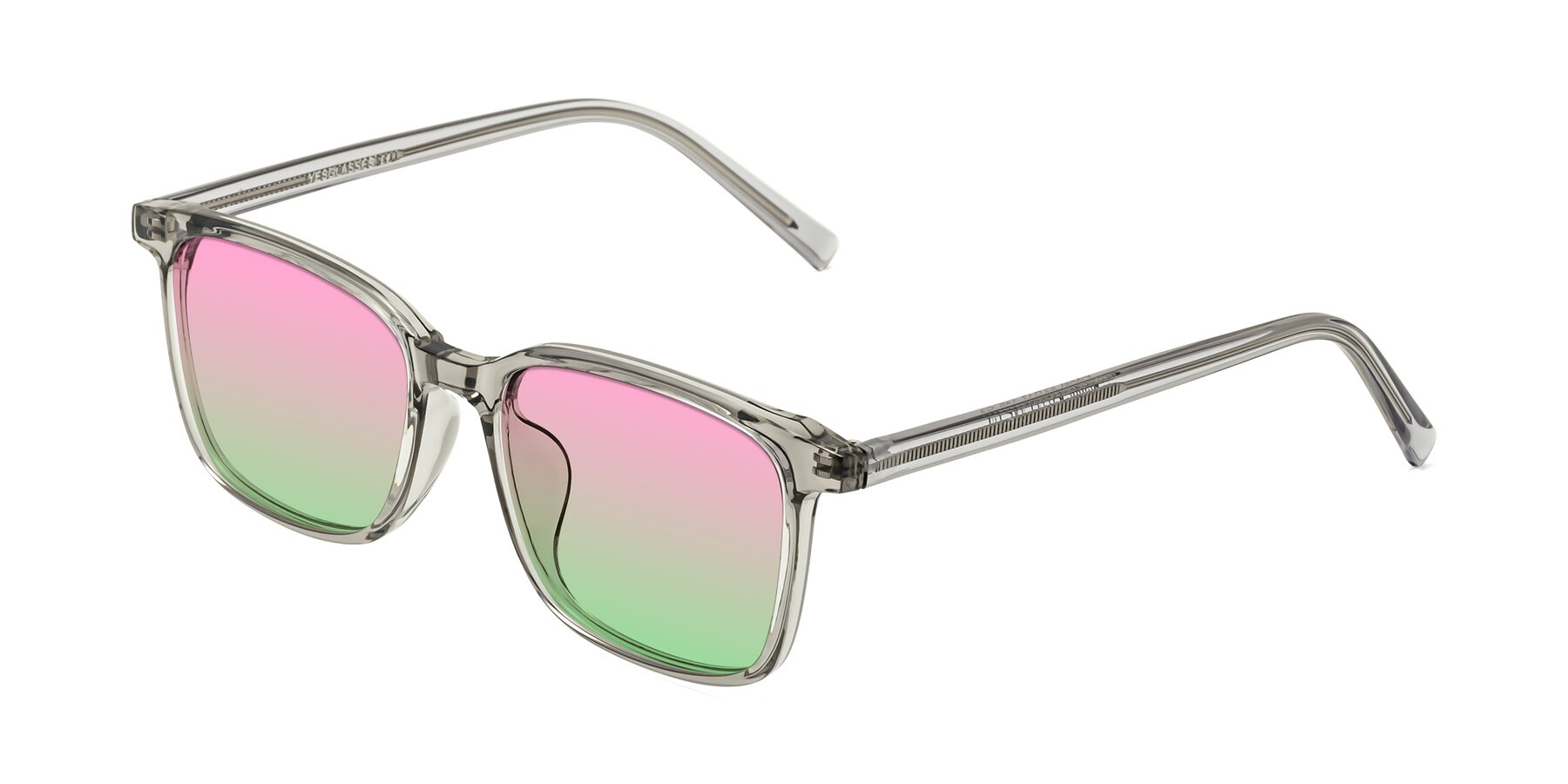 Angle of Planet in Translucent Gray with Pink / Green Gradient Lenses