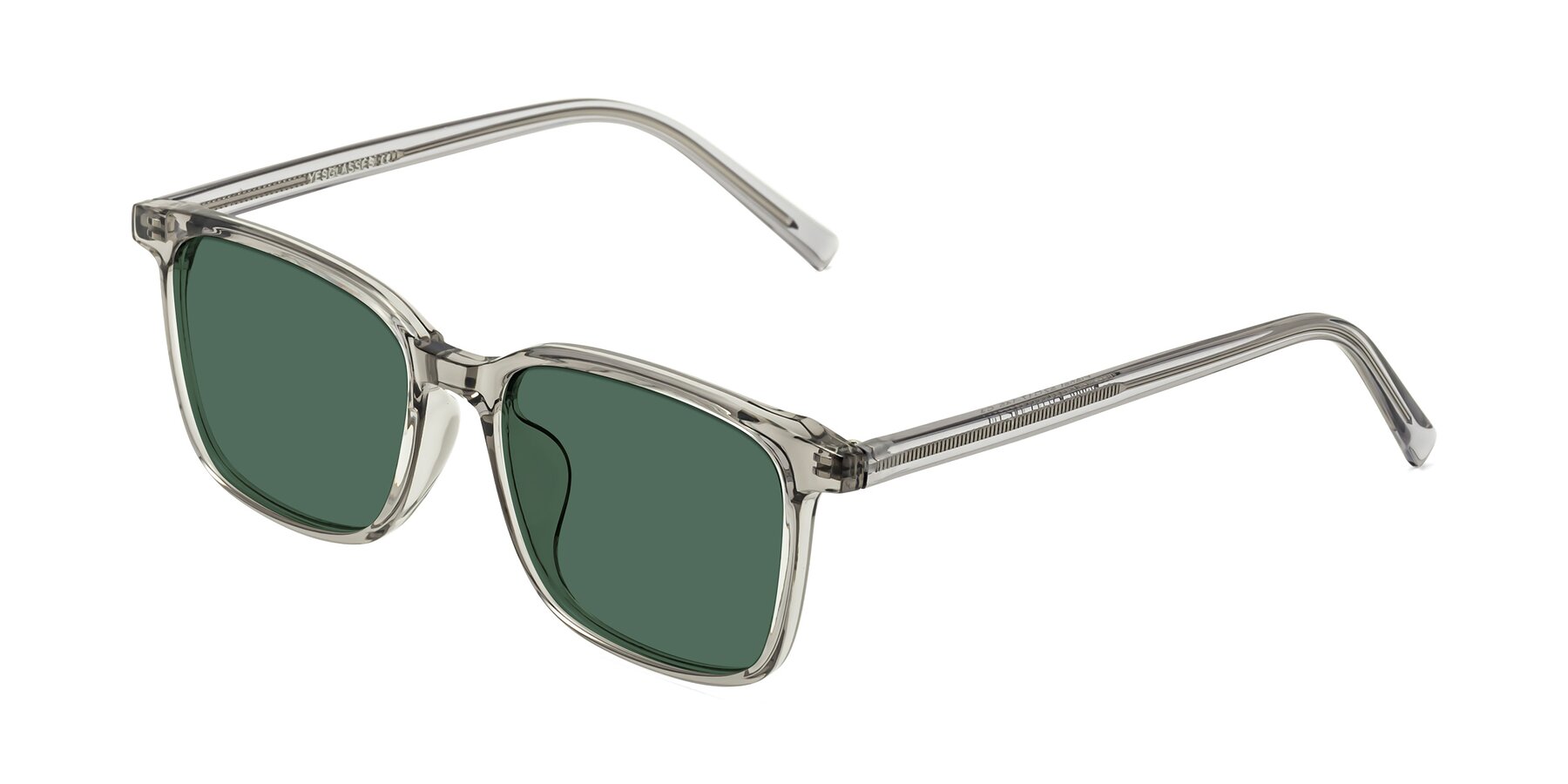 Angle of Planet in Translucent Gray with Green Polarized Lenses