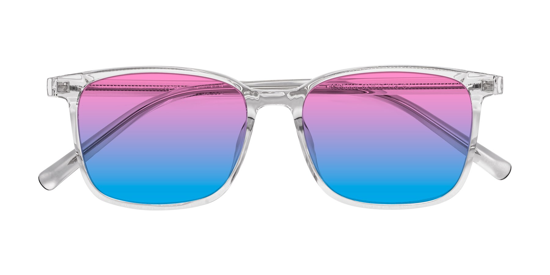 Folded Front of Planet in Clear with Pink / Blue Gradient Lenses