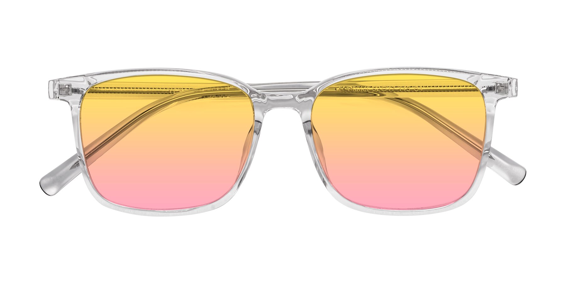 Folded Front of Planet in Clear with Yellow / Pink Gradient Lenses