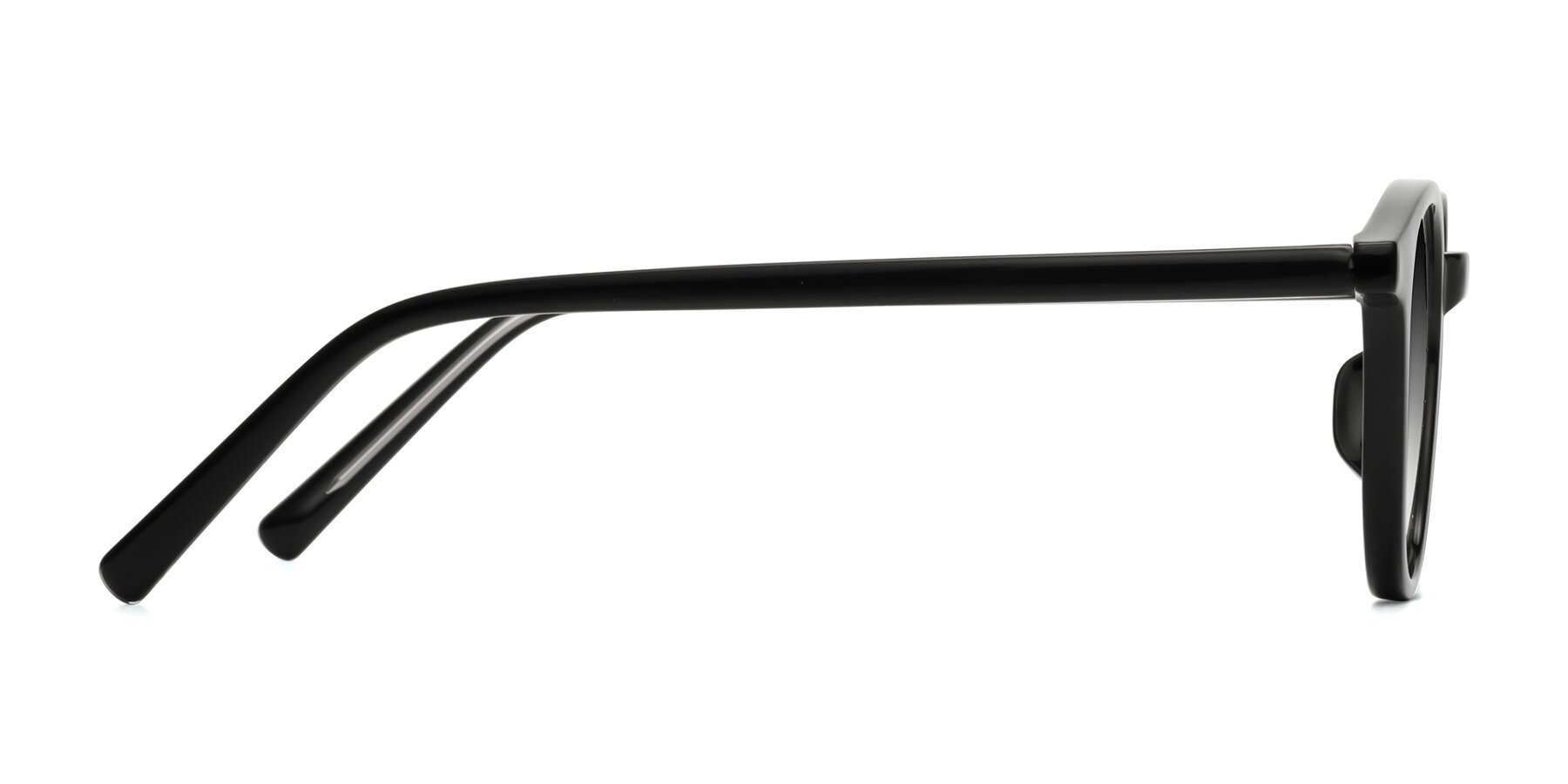 Side of Cambridge in Black with Gray Gradient Lenses