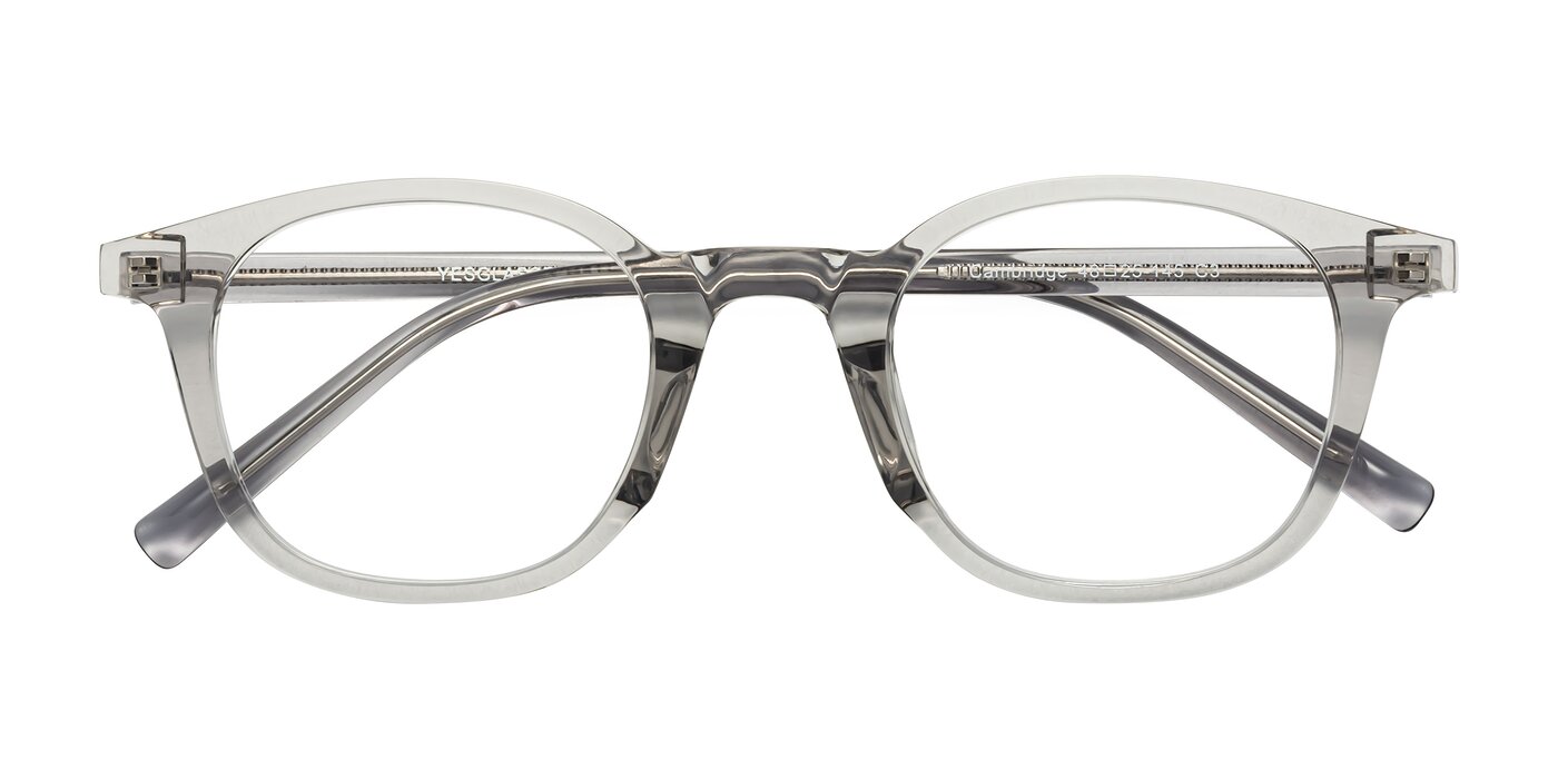 Cambridge - Translucent Gray Eyeglasses