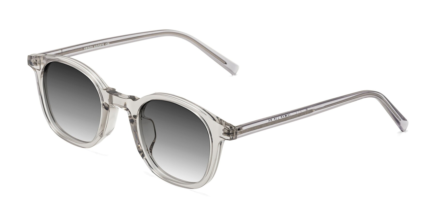 Angle of Cambridge in Translucent Gray with Gray Gradient Lenses