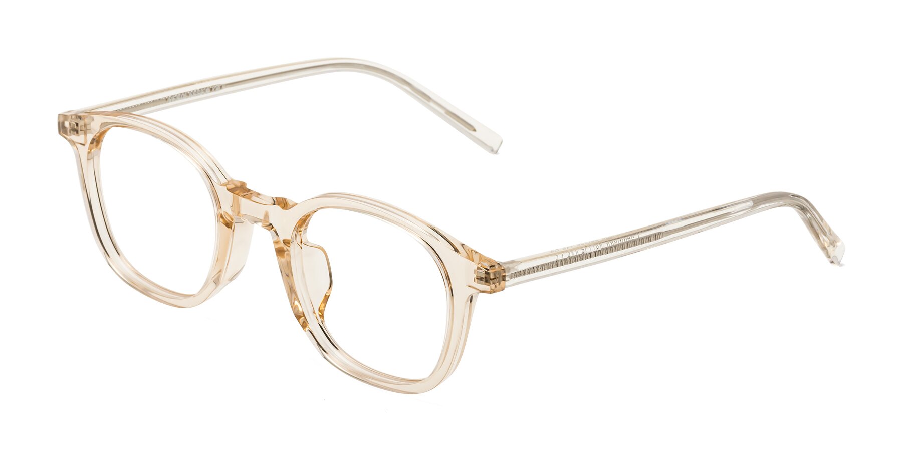 Angle of Cambridge in Champagne with Clear Reading Eyeglass Lenses