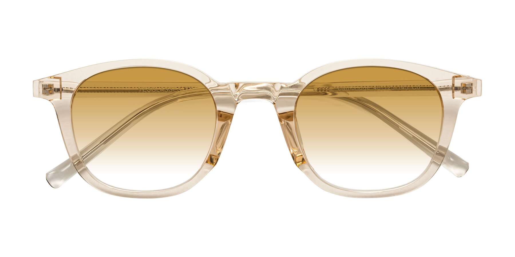 Folded Front of Cambridge in Champagne with Champagne Gradient Lenses