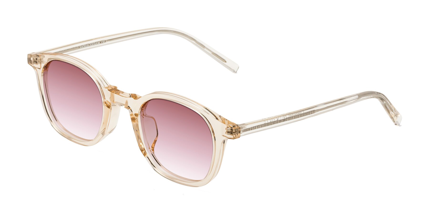 Angle of Cambridge in Champagne with Garnet Gradient Lenses