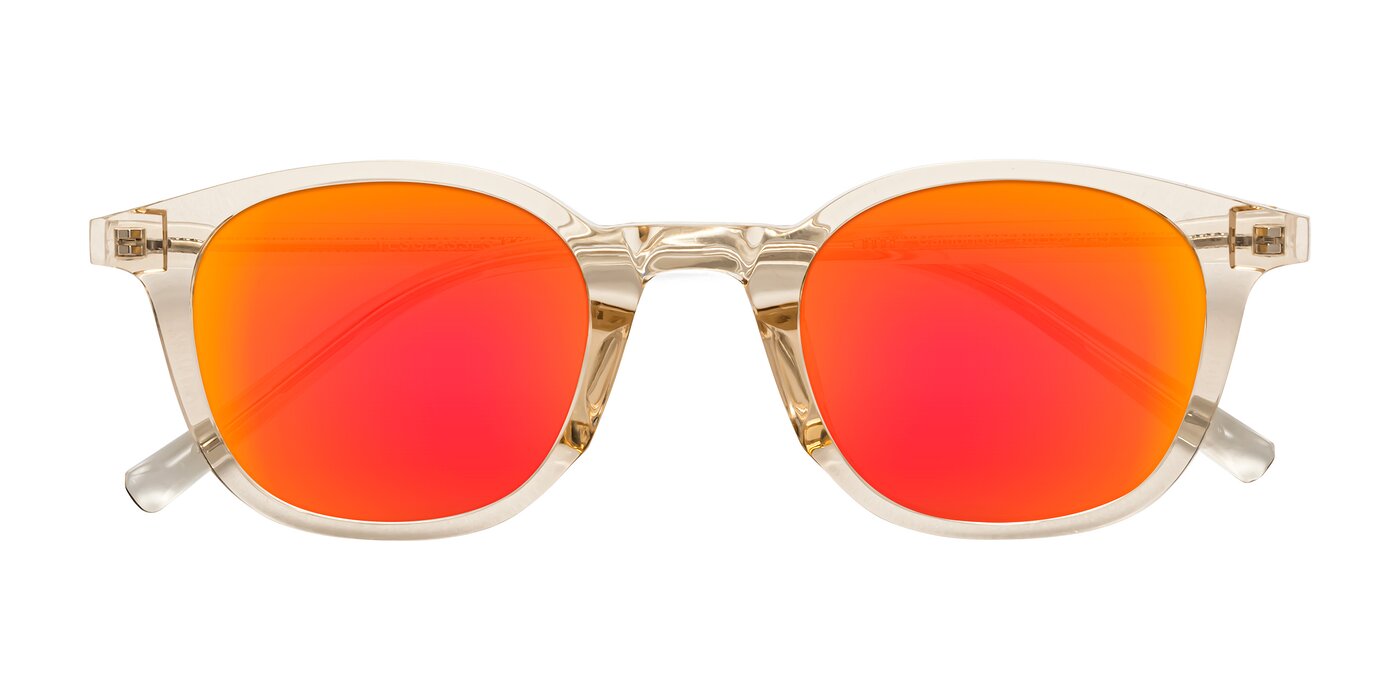 Cambridge - Champagne Flash Mirrored Sunglasses