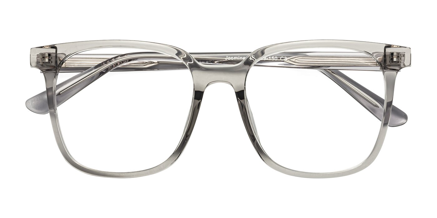 Jasmine - Translucent Gray Eyeglasses