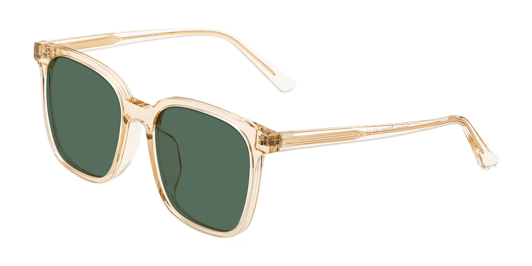 Angle of Jasmine in Champagne with Green Polarized Lenses