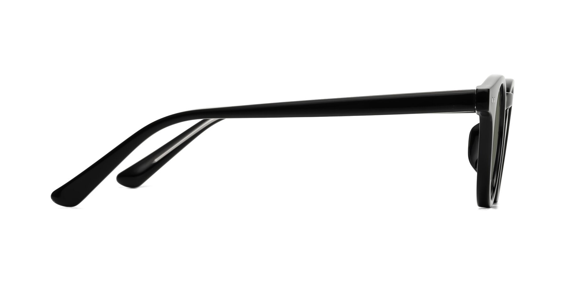 Side of Sweet in Black with Gray Polarized Lenses