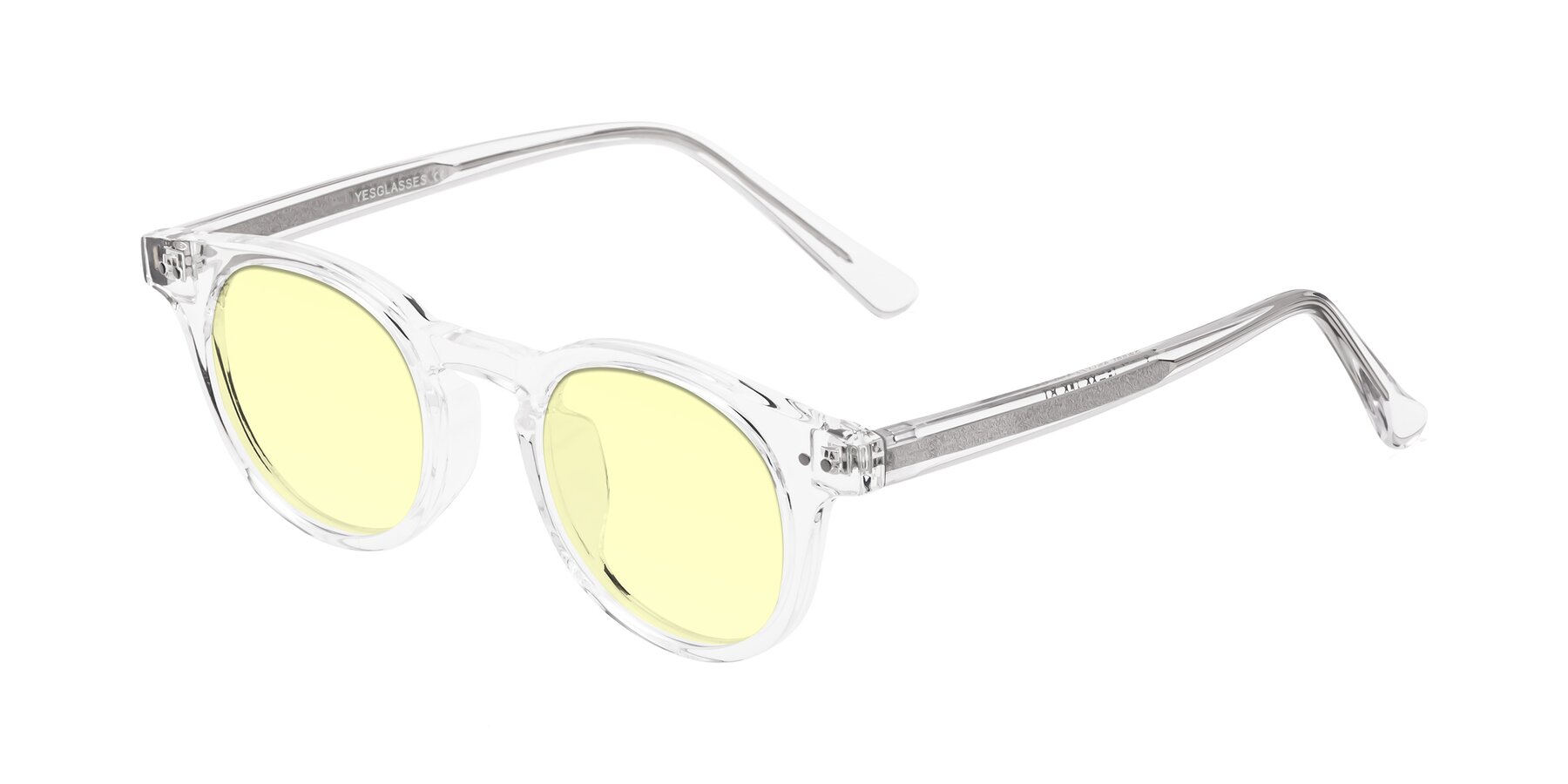 Angle of Sweet in Clear with Light Yellow Tinted Lenses