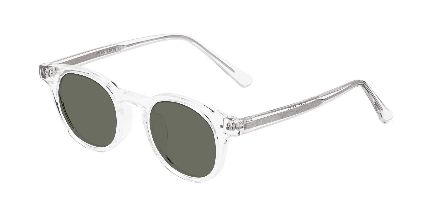 Angle of Sweet in Clear with Gray Polarized Lenses