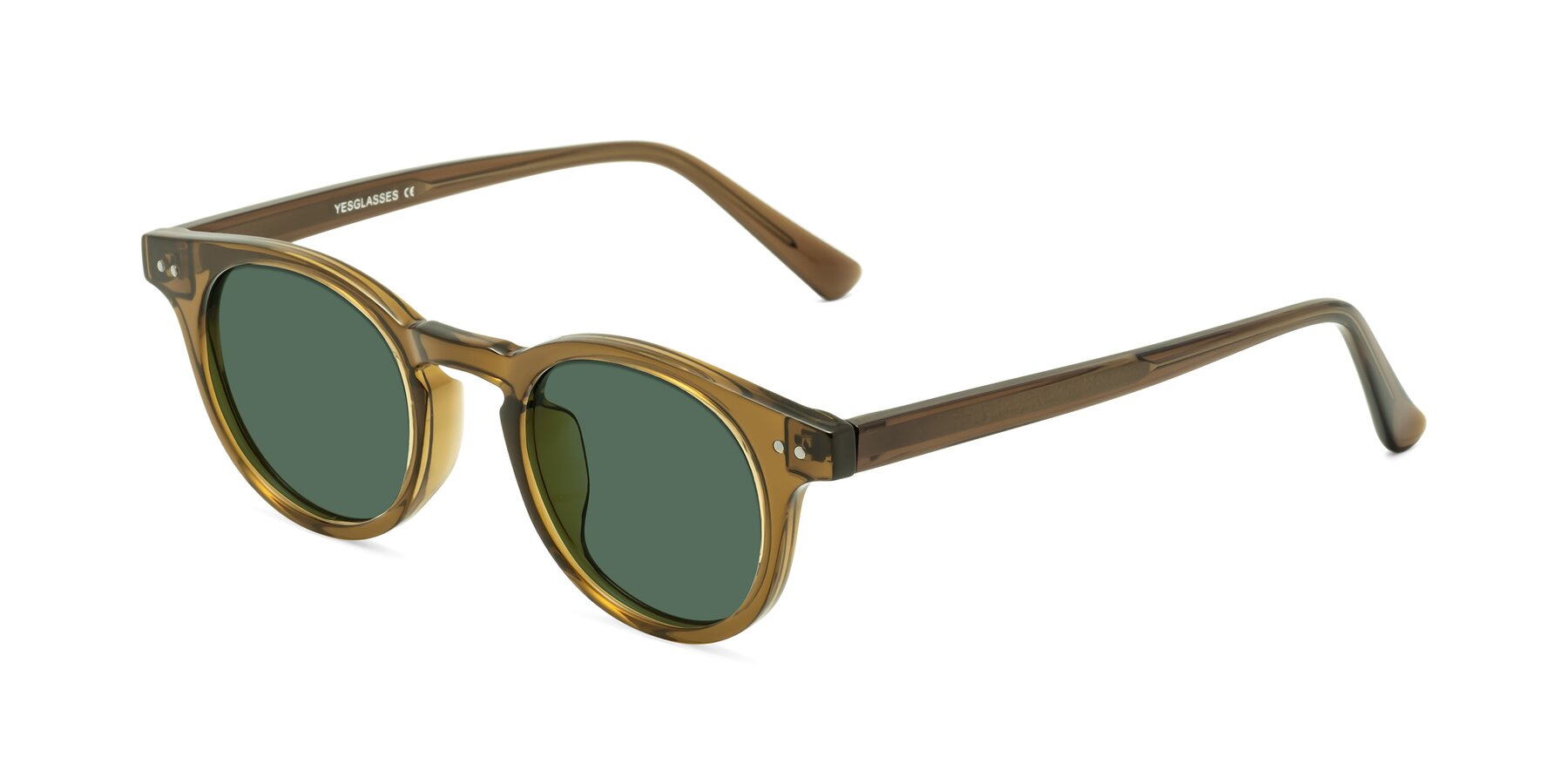 Angle of Sweet in Muddy Brown with Green Polarized Lenses