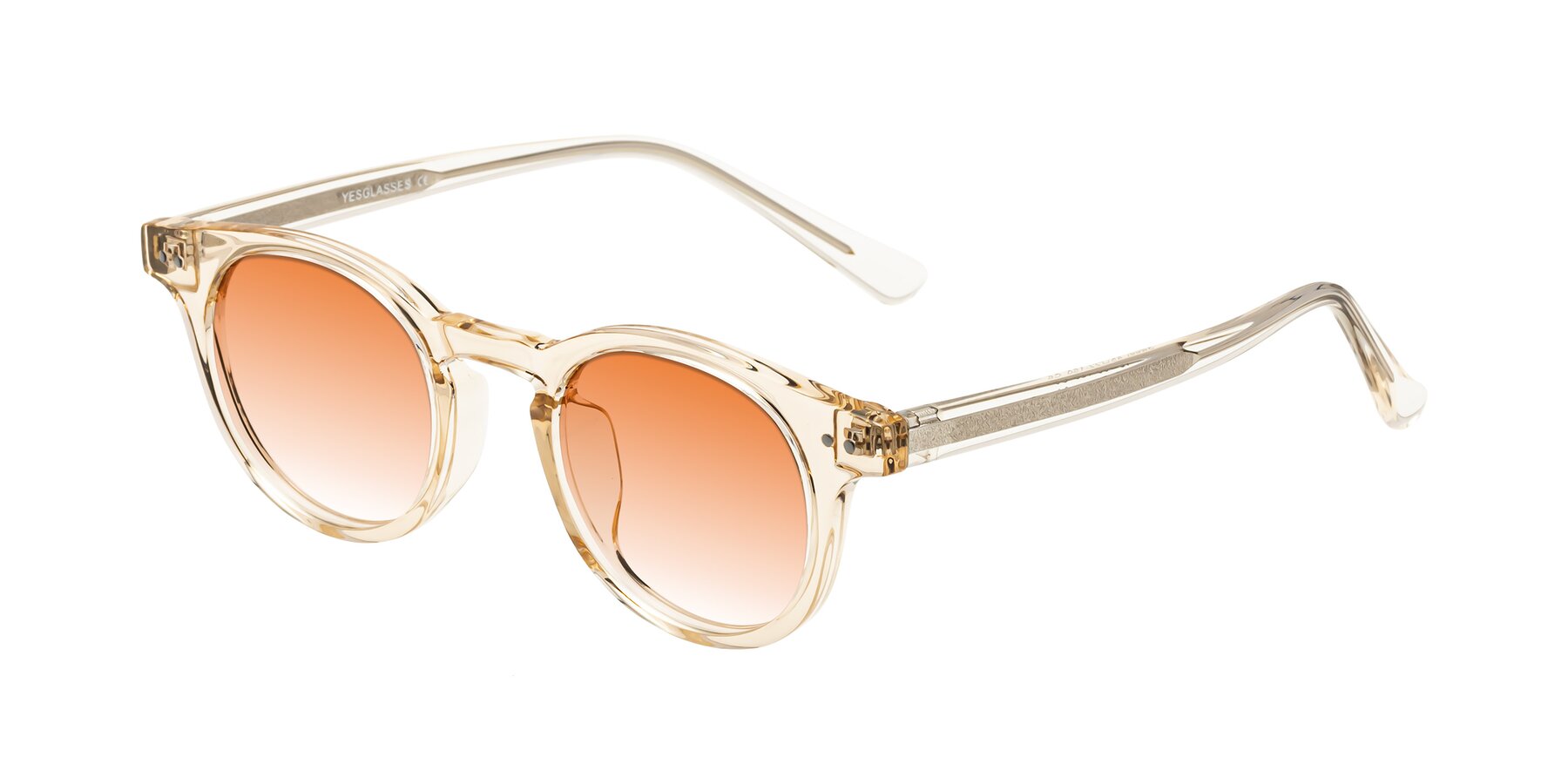 Angle of Sweet in Champagne with Orange Gradient Lenses