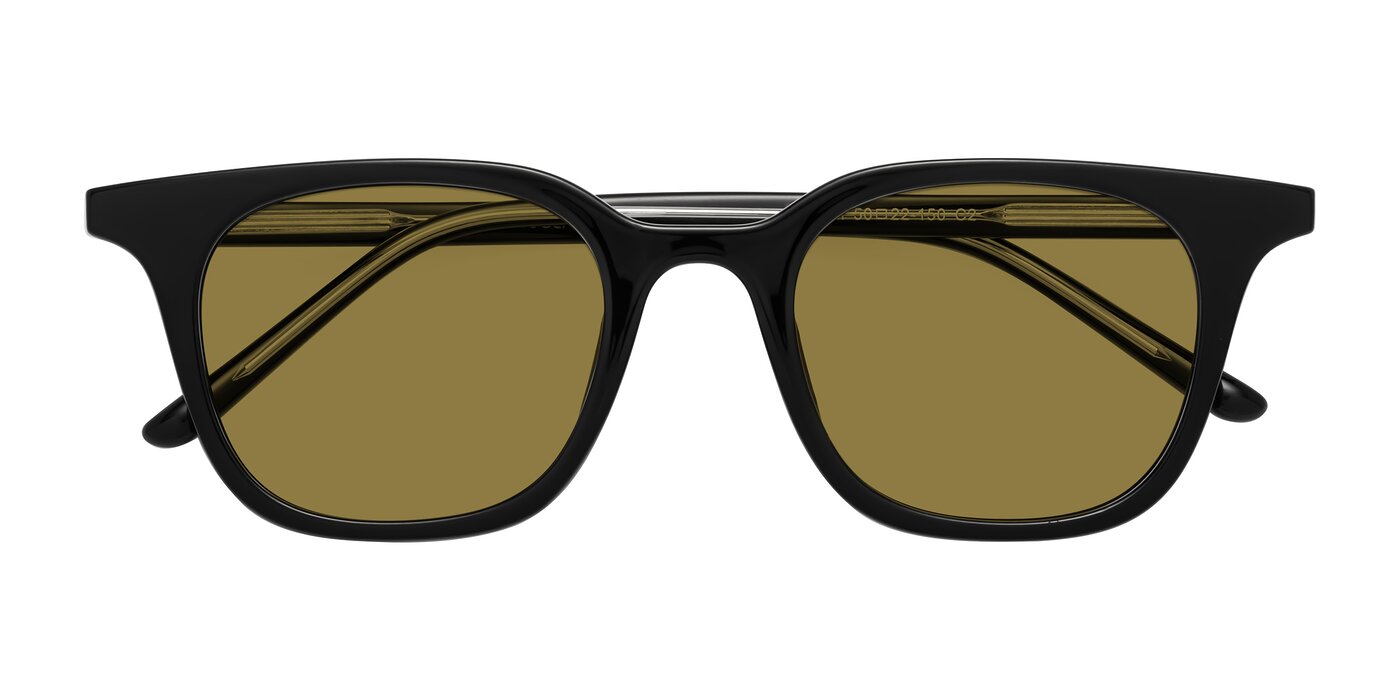 Gemini - Black Polarized Sunglasses